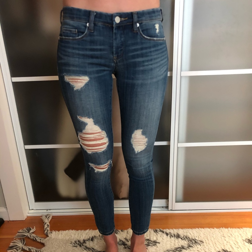 Blank NYC Skinny Classique Distressed Jeans